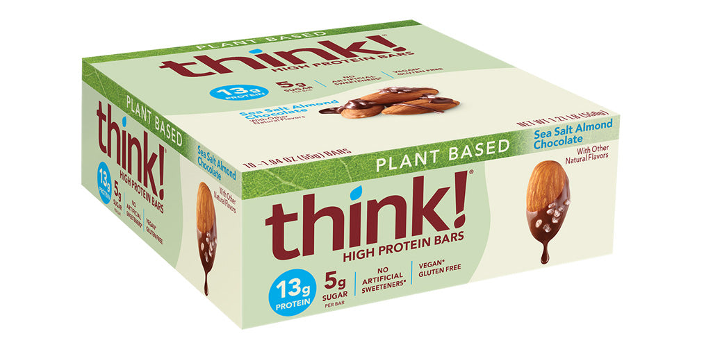 Think!, High Protein Bars, Brownie Crunch, 10 Bars, 2.1 oz Each - Ultimate Sup Singapore