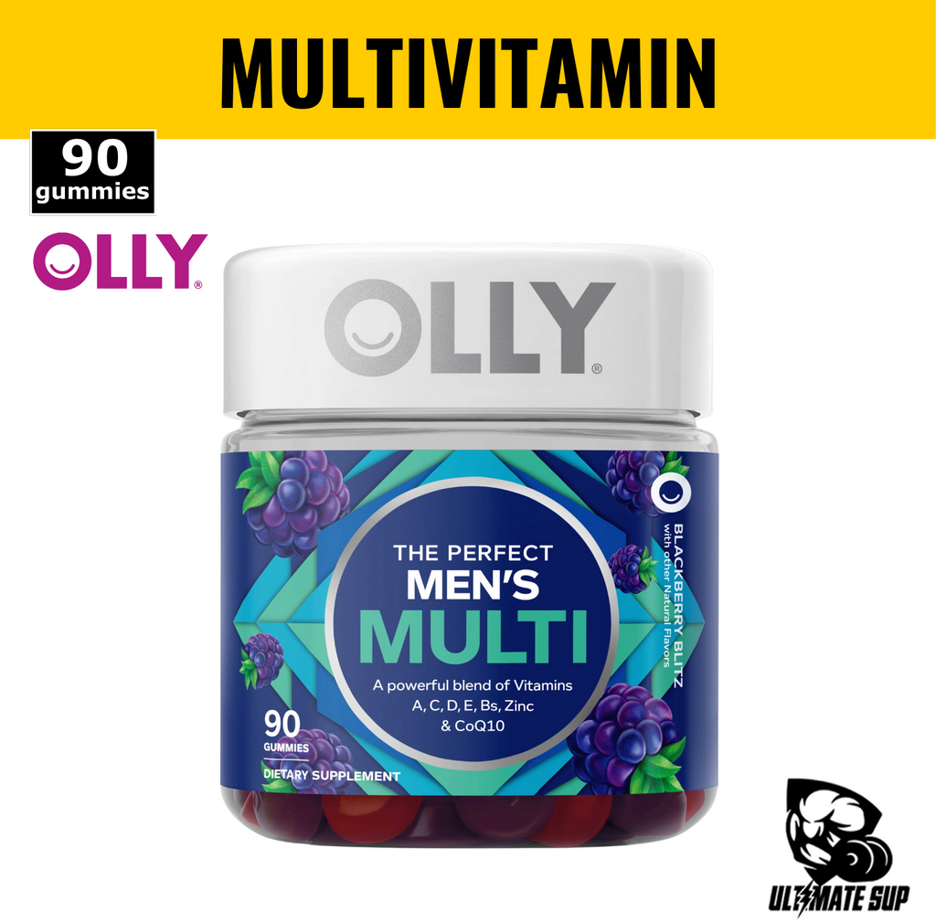 OLLY, The Perfect Men's Multi, Blackberry Blitz, 90 Gummies Thumbnail