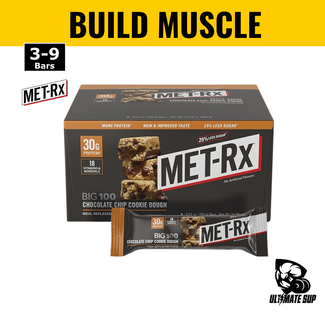 MET-Rx Big 100 Protein Bars, Meal Replacement, 3-9 bars - Ultimate Sup Singapore