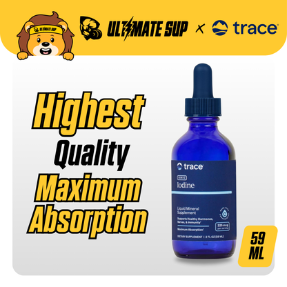 Trace, Ionic Iodine, Gel Supplement to Support Immune System & Thyroid Health 2 fl oz (295 Servings) - Ultimate Sup Singapore