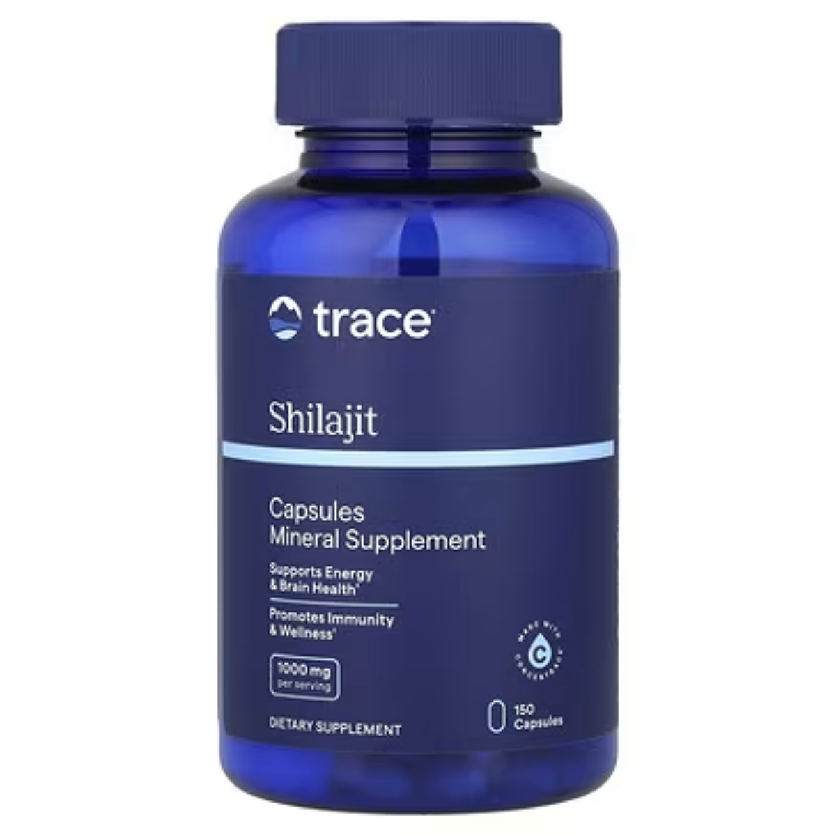 Trace, Shilajit, Boost Energy and Brain Heath, 150 capsules - Ultimate Sup Singapore