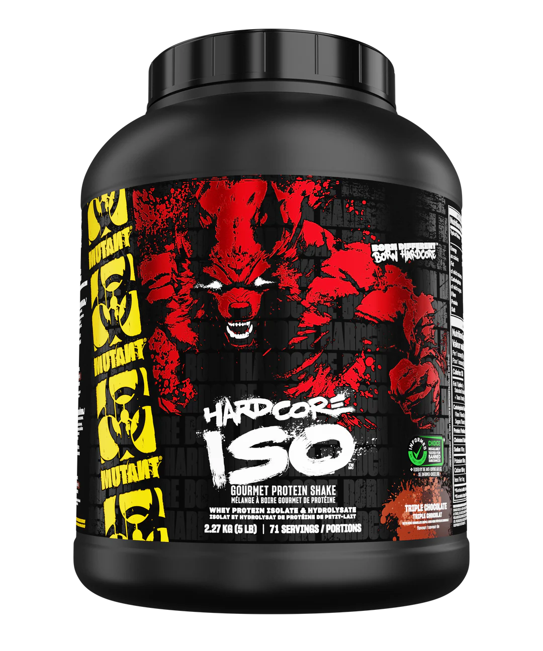 Mutant, Hardcore Iso (The Gourmet Standard) - Whey Isolate, 5 lbs