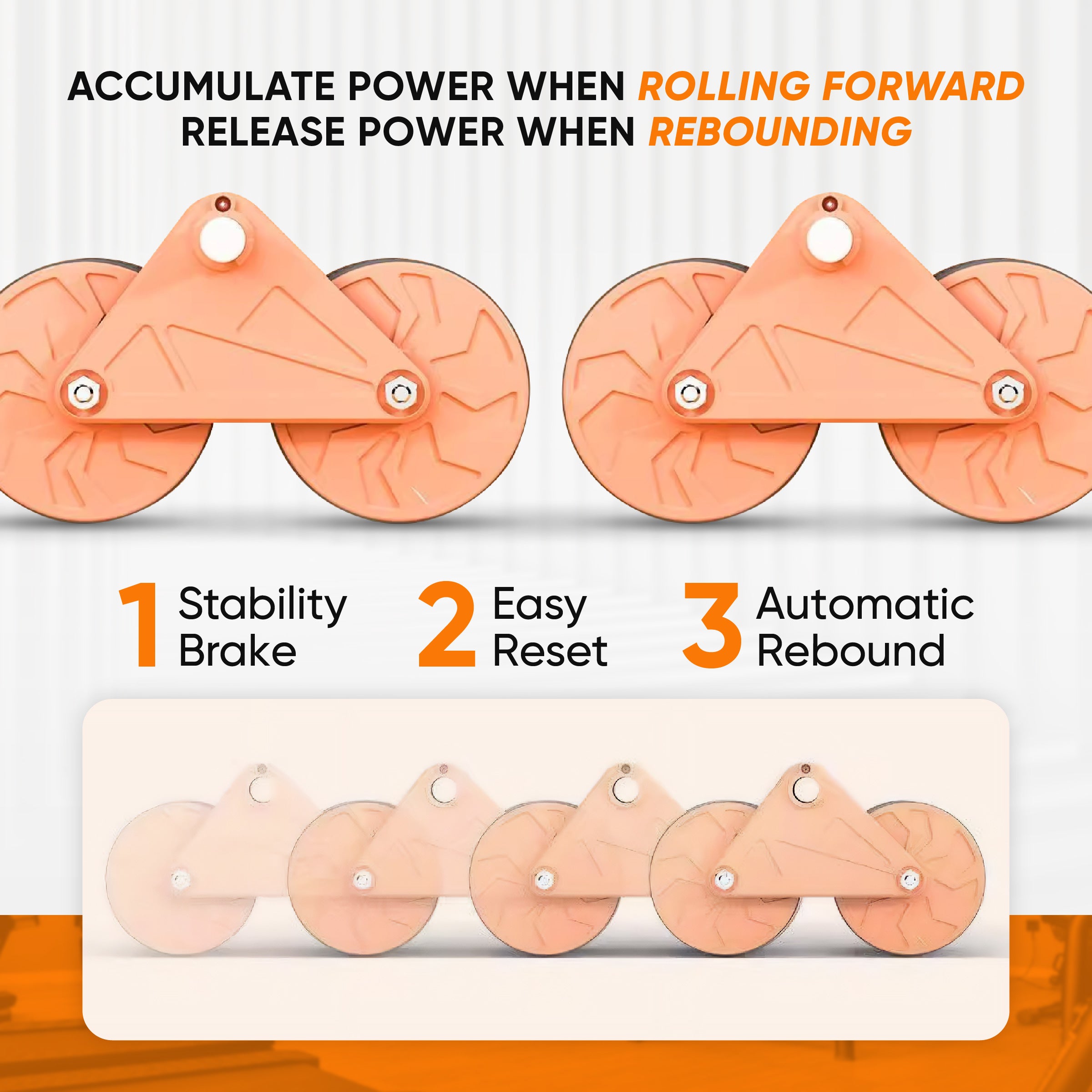 Ultimate Sup, ABS Wheel Roller, ABS Workout, Roller Exercise, Fitness Equipment - Ultimate Sup Singapore