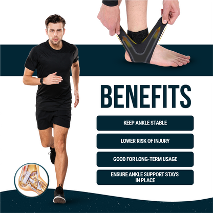 Ultimate Sup, Ankle Brace, Injury Protection, Ultra Thin, Adjustable, Sell As Pair - Ultimate Sup Singapore