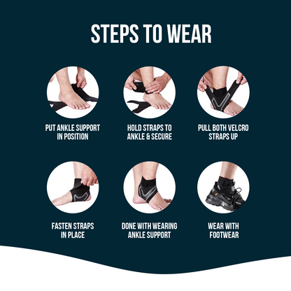 Ultimate Sup, Ankle Brace, Injury Protection, Ultra Thin, Adjustable, Sell As Pair - Ultimate Sup Singapore