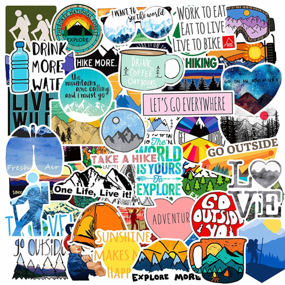Ultimate Sup, DIY Sticker, Waterproof, Various Style, 50pcs - Ultimate Sup Singapore