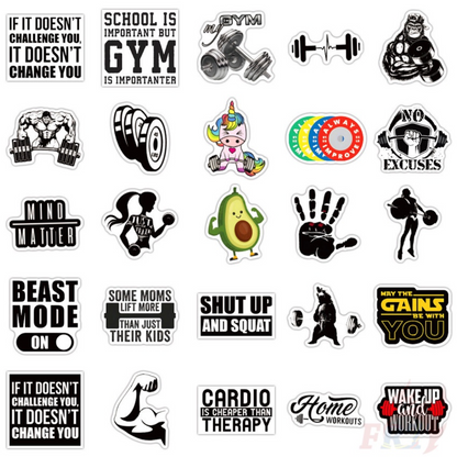 Ultimate Sup, DIY Sticker, Waterproof, Various Style, 50pcs - Ultimate Sup Singapore