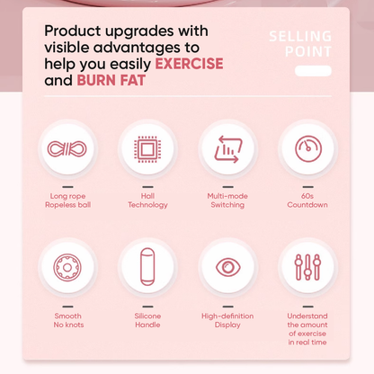 Ultimate Sup Digital Wireless Jumping Rope,  Intelligent Counting, Timing, Anti Slip, Exercise Skipping Rope For Fitness - Ultimate Sup Singapore