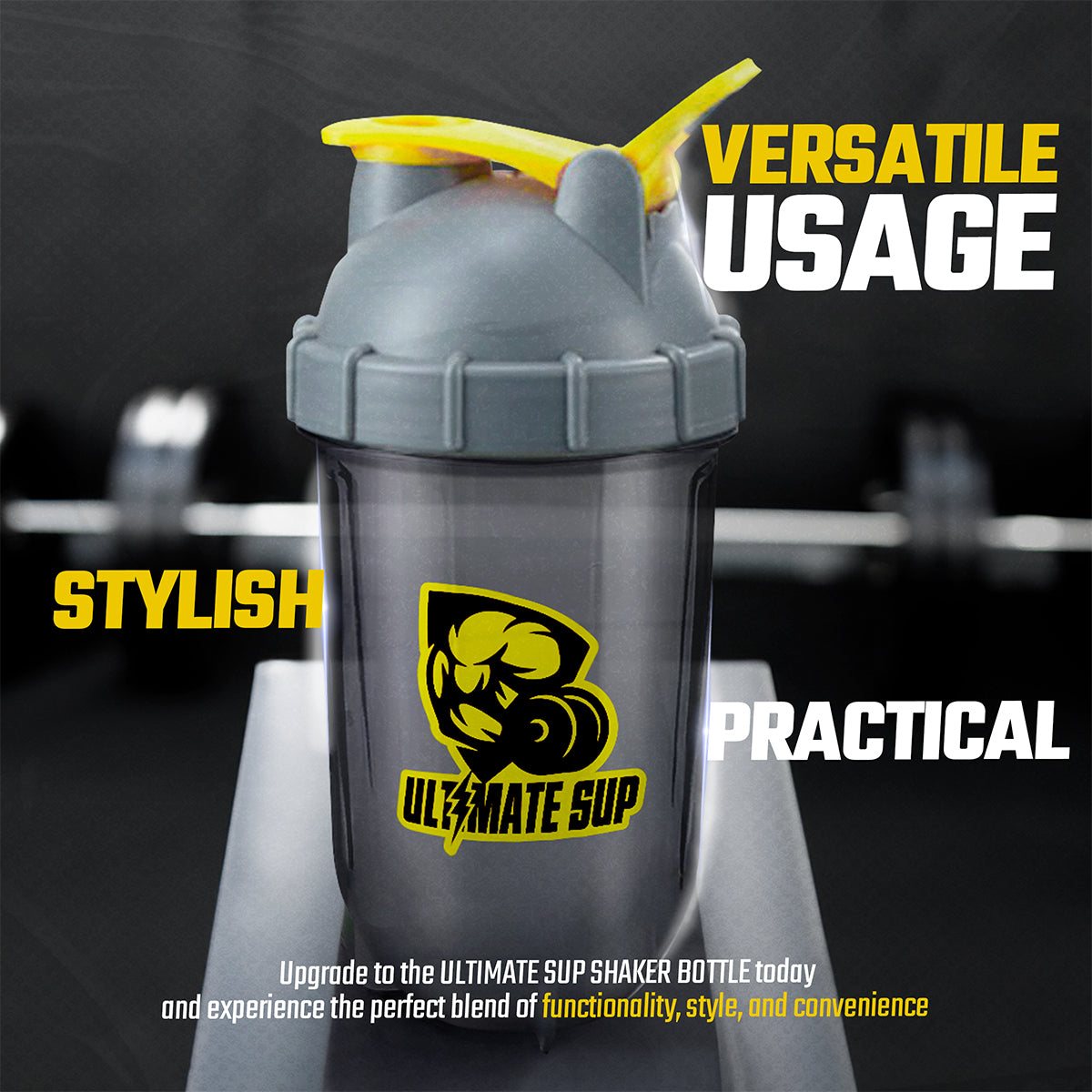 Ultimate Sup, Shaker Bottle - 550ml - Ultimate Sup Singapore