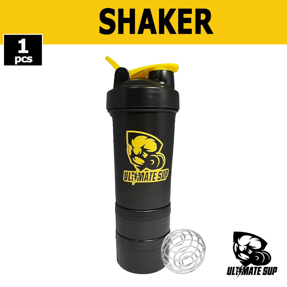 Ultimate Sup, Signature Protein Shaker With 3 Compartments - Ultimate Sup Singapore