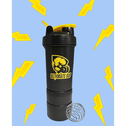 Ultimate Sup, Signature Protein Shaker With 3 Compartments - Ultimate Sup Singapore