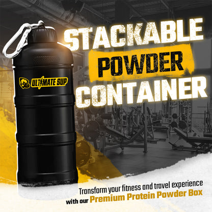 Ultimate Sup, Stackable Powder Container (150ml-450ml) - Ultimate Sup Singapore