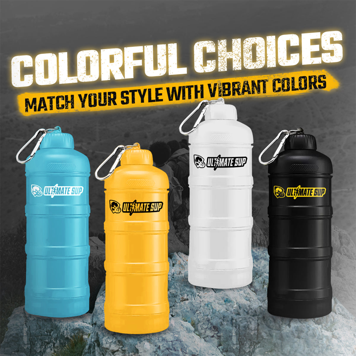 Ultimate Sup, Stackable Powder Container (150ml-450ml) - Ultimate Sup Singapore