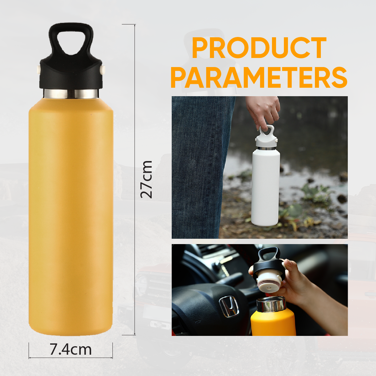 UltimateSup, Frost Vial Thermos Bottle, 600ml - Ultimate Sup Singapore