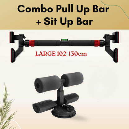 UltimateSup, Wall Mounted Pull Up Bars, 73-135 cm - Ultimate Sup Singapore