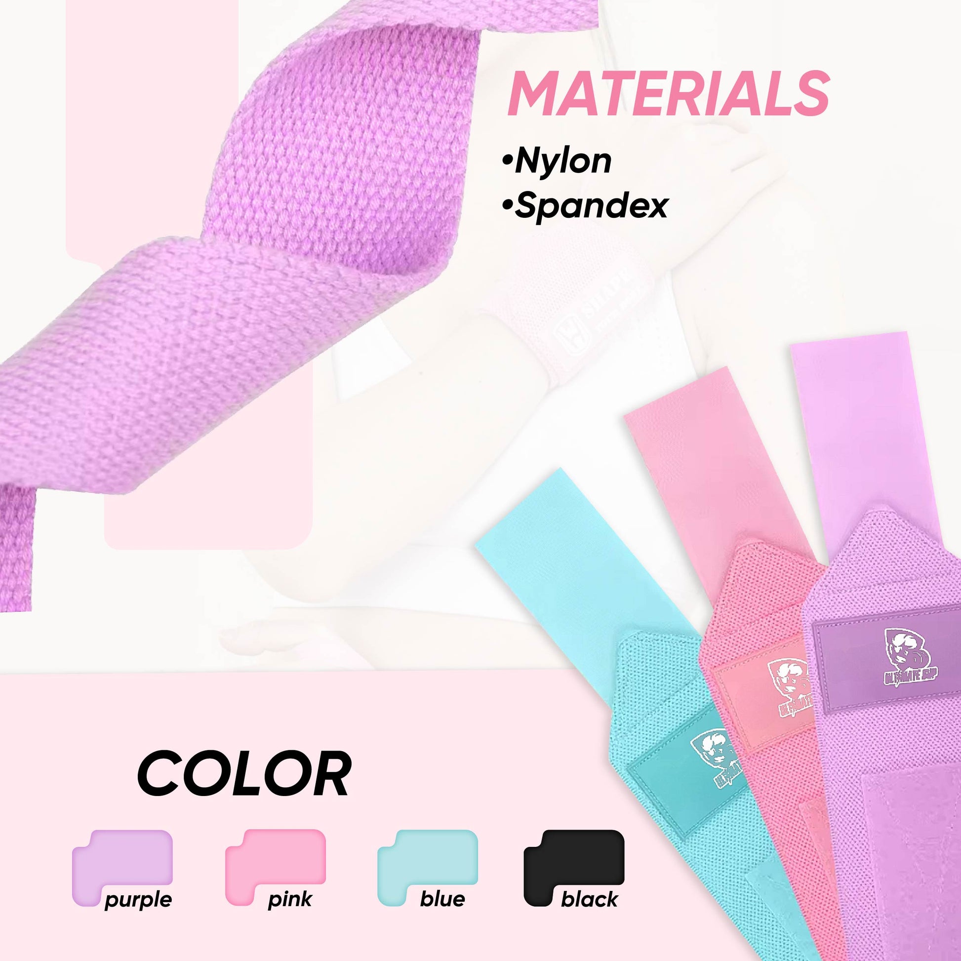 UltimateSup Wrist Wrap Gym Brace Support Strap, Weight Lifting Custom Fitness Powerlifting, Wrist Brace, Various Colors - Ultimate Sup Singapore