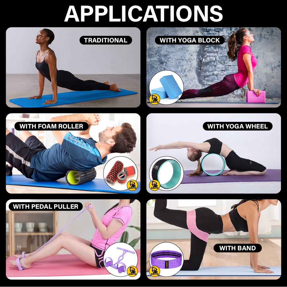 Ultimatesup NBR Yoga Mat, Yoga Mat Anti slip Mat, Waterproof Mat, Exercise Mat Pilates Mat - Ultimate Sup Singapore