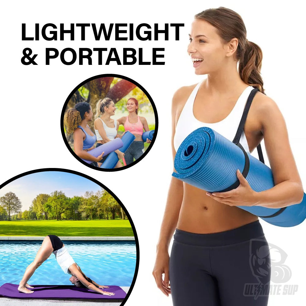 Ultimatesup NBR Yoga Mat, Yoga Mat Anti slip Mat, Waterproof Mat, Exercise Mat Pilates Mat - Ultimate Sup Singapore