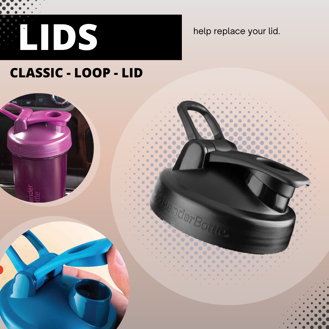 Blender Bottle Classic V2 Replacement Lids | Blender Bottle Classic Lid for Blender Bottle Classic V2 20oz & 28oz - Ultimate Sup Singapore