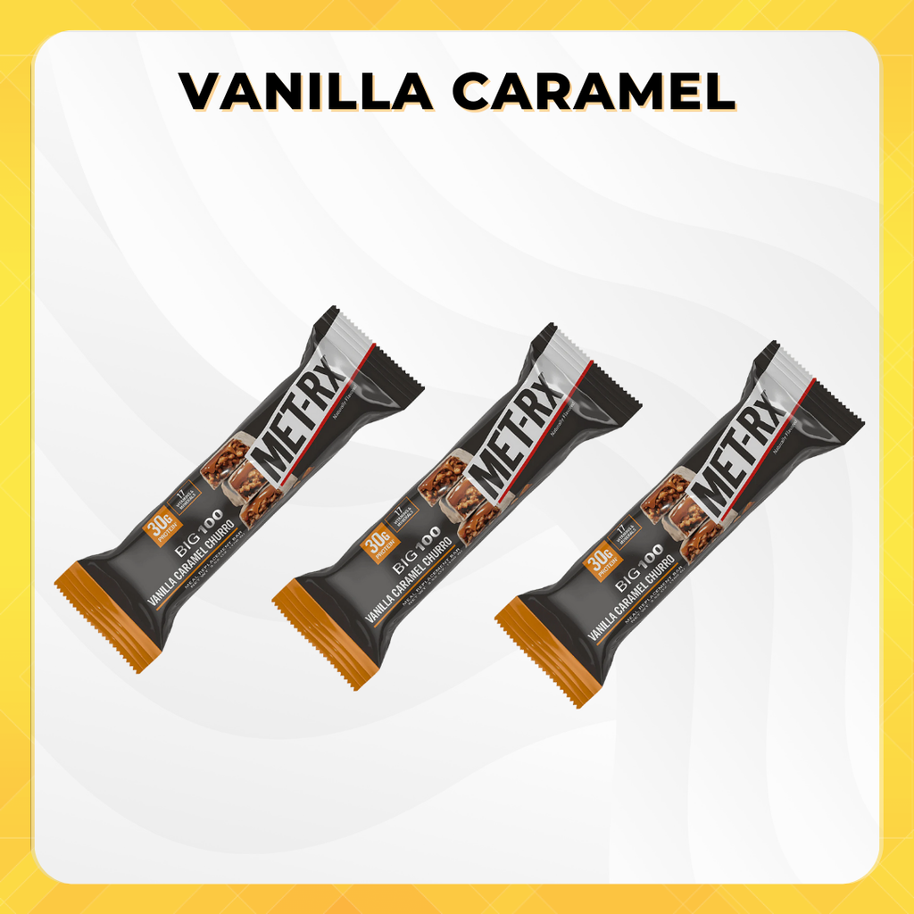 MET-Rx Big 100 Protein Bar Vanilla Caramel 3