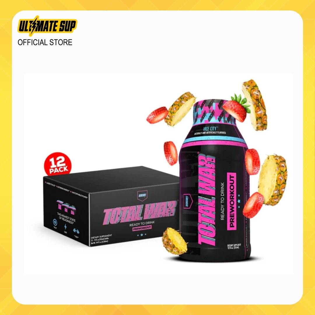 Redcon1, Total War RTD Preworkout, 3-12 Sers - Ultimate Sup Singapore
