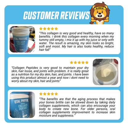Vital Proteins, Collagen Peptides Powder, 284-567 gams - Ultimate Sup Singapore