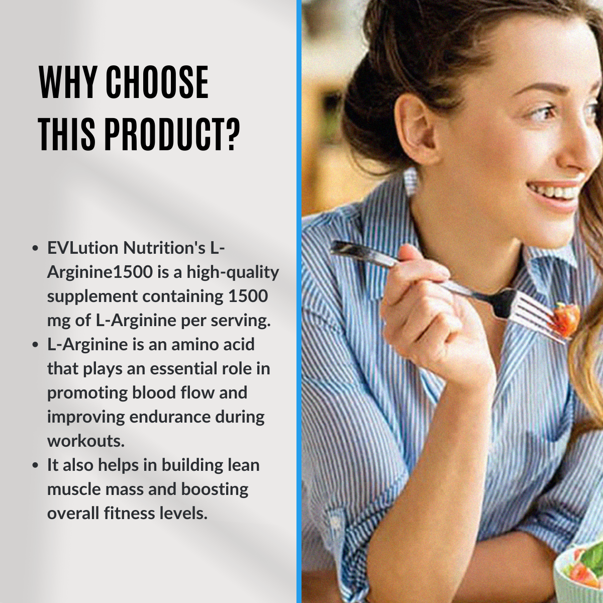 EVLution Nutrition, L-Arginine 1500, 100 Caps - Ultimate Sup Singapore