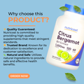 Nutricost, Citrus Bergamot Capsule, 25:1 Bergamot Extract, Health support, Gluten Free, 120 Capsules - Ultimate Sup Singapore