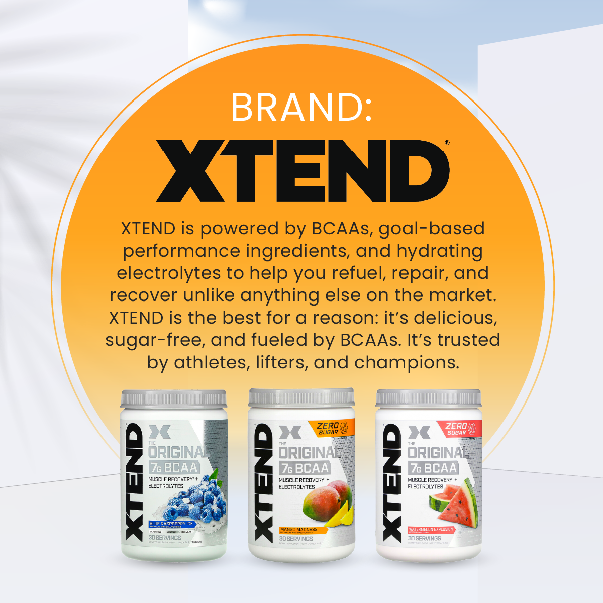 Xtend, The Original 7G BCAA, 30-90 Sers - Ultimate Sup Singapore