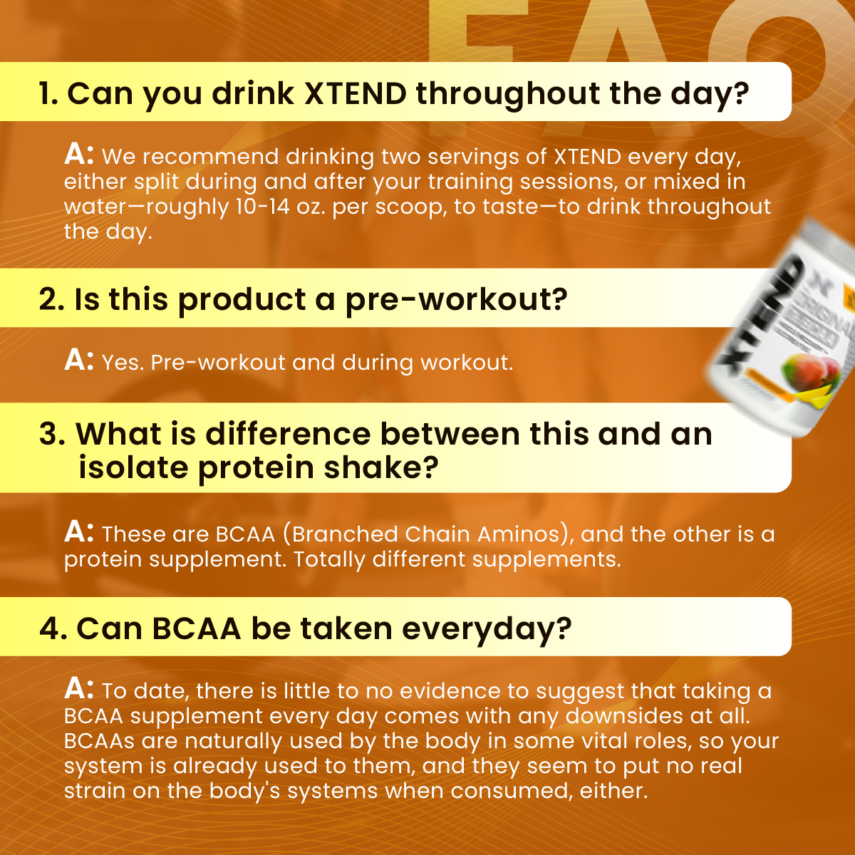 Xtend, The Original 7G BCAA, 30-90 Sers - Ultimate Sup Singapore