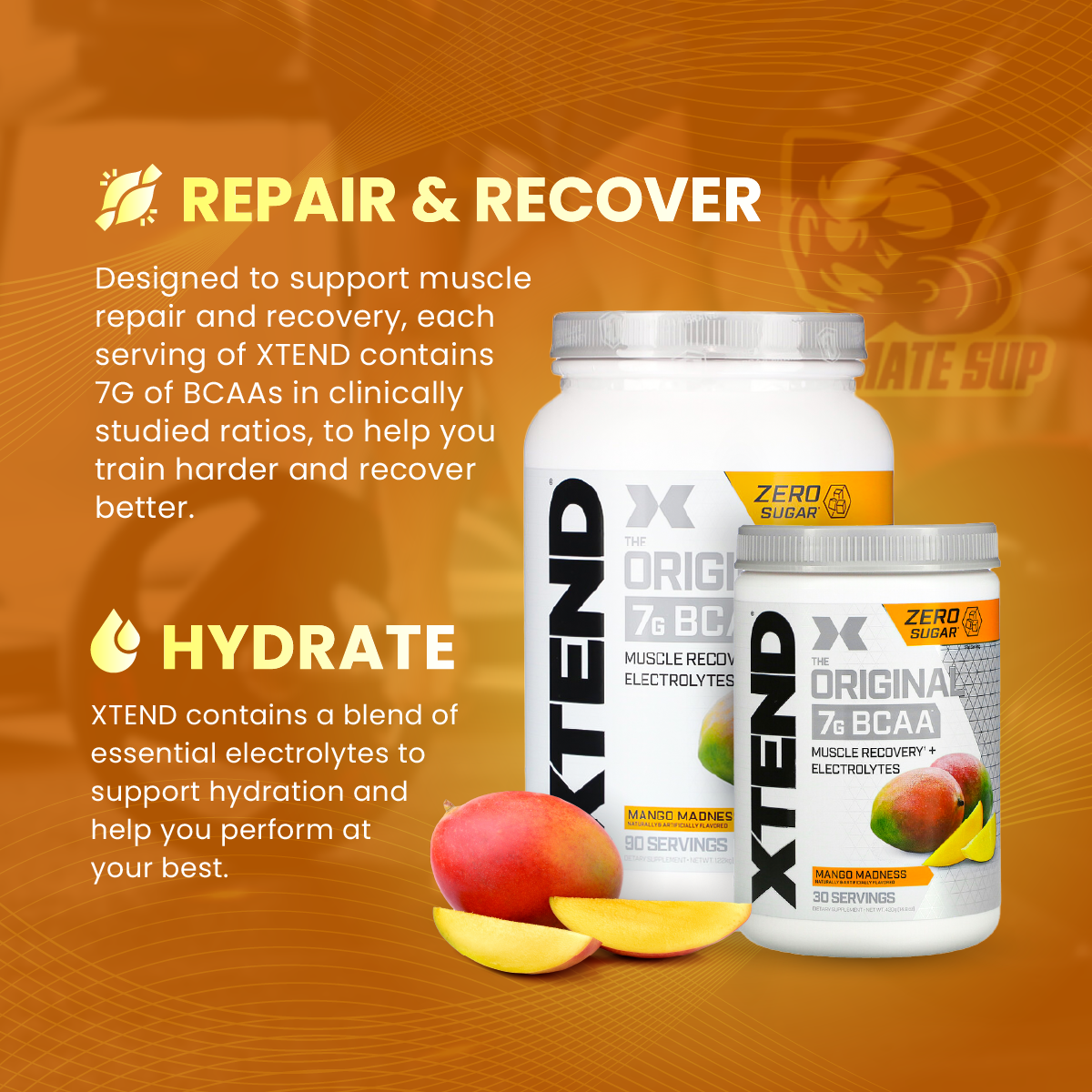Xtend, The Original 7G BCAA, 30-90 Sers - Ultimate Sup Singapore