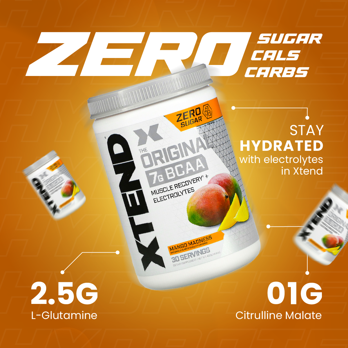 Xtend, The Original 7G BCAA, 30-90 Sers - Ultimate Sup Singapore