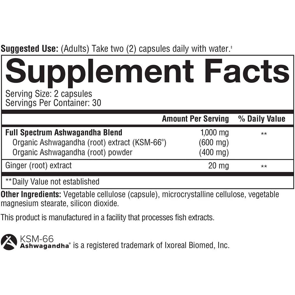 Youtheory, Ashwagandha, 60 Vegetarian Capsules - Ultimate Sup Singapore