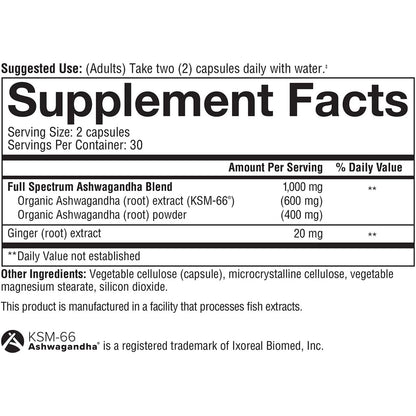 Youtheory, Ashwagandha, 60 Vegetarian Capsules - Ultimate Sup Singapore