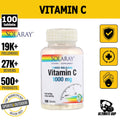 Solaray, Timed Release, Vitamin C, Rosehip, Stearic Acid, Contains Silica, 1000 mg, 250 Tablets - Ultimate Sup Singapore