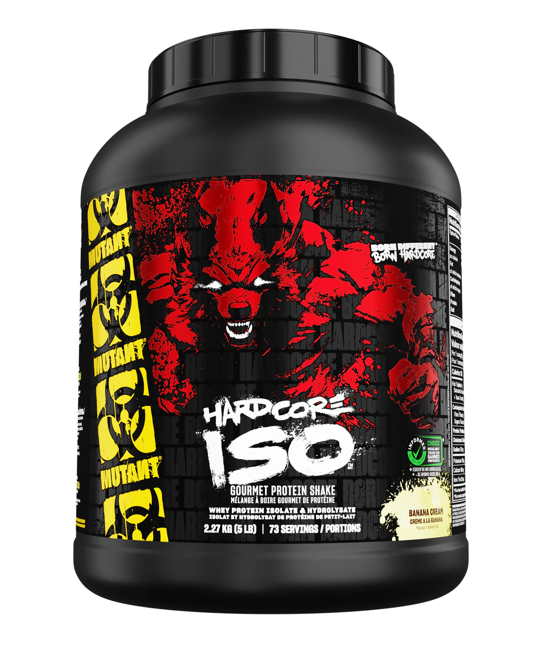 Mutant, Hardcore Iso (The Gourmet Standard) - Whey Isolate, 5 lbs