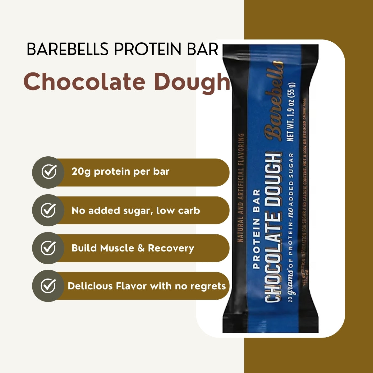Protein Bar Low Carb, Various Brands and Assorted Flavors, 1pcs