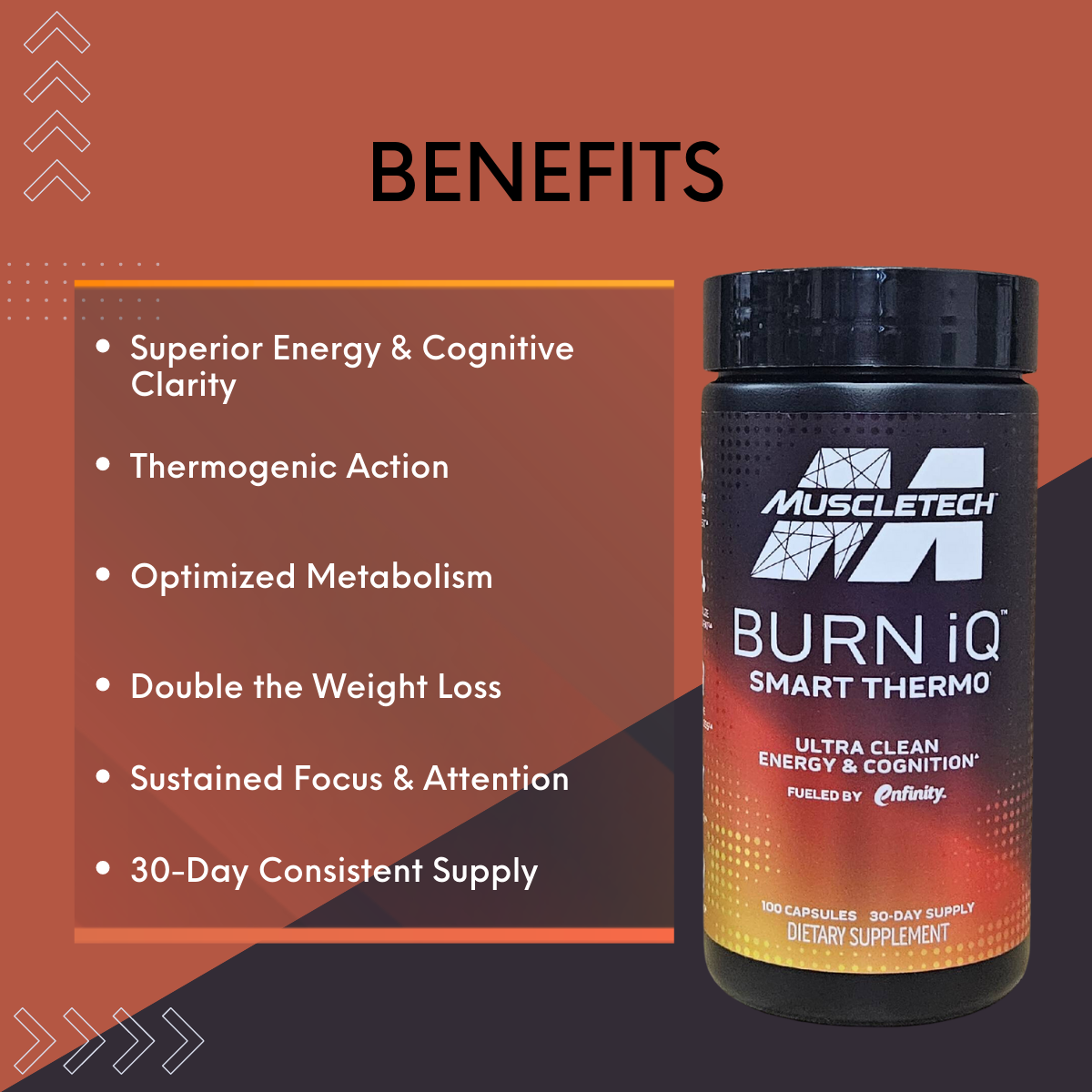 MuscleTech, Burn iQ, Smart Thermo, Weight Loss, 100 Capsules - Ultimate Sup Singapore