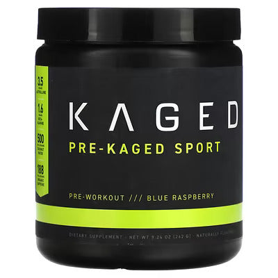 Kaged, PRE KAGED Sport, Pre Workout, 20 servings - Ultimate Sup Singapore