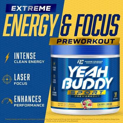 Ronnie Coleman Signature Series, Yeah Buddy Pre Workout, 8oz