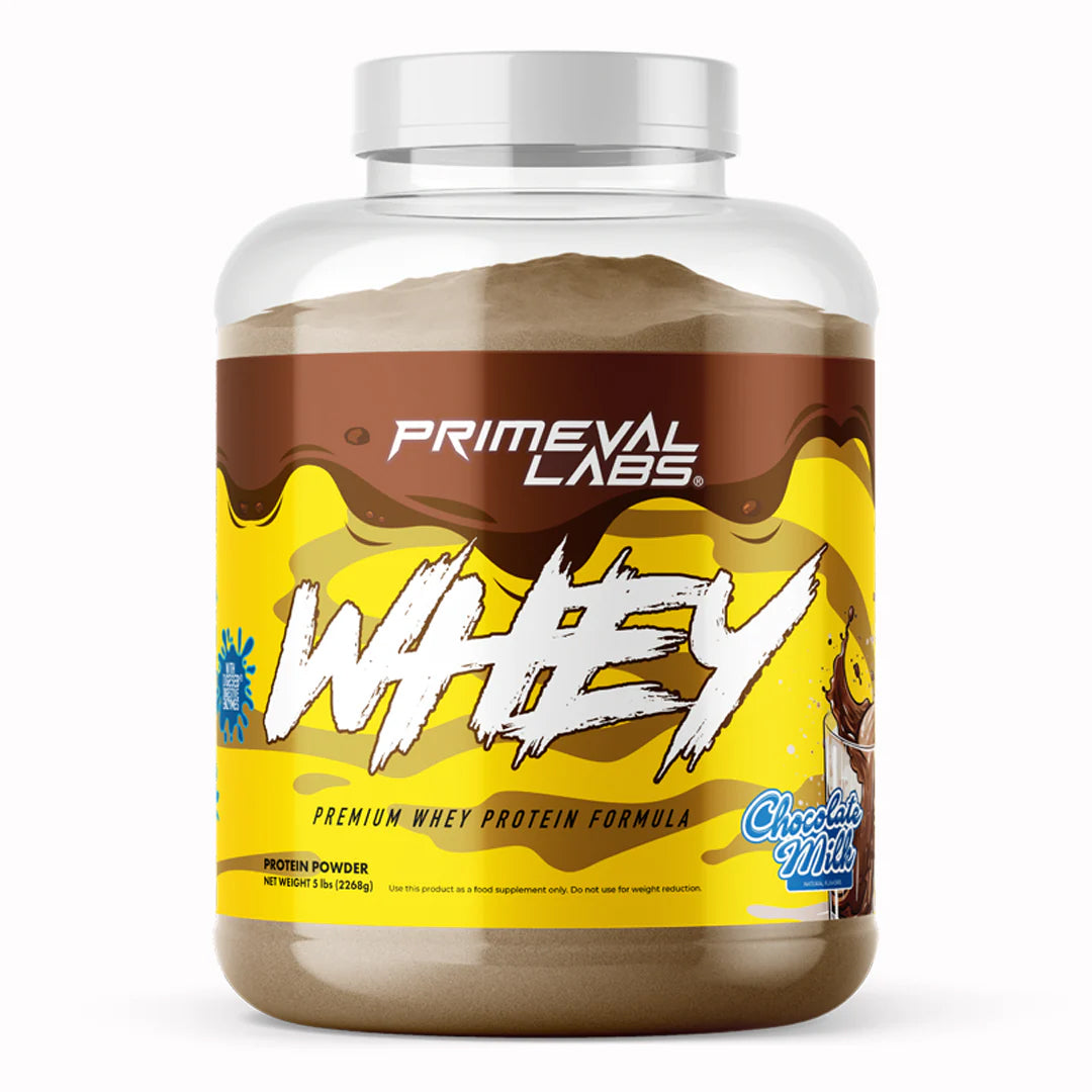 Primeval Labs, Whey, 100% Premium Whey Protein, 1.5lb - 5lbs - Ultimate Sup Singapore