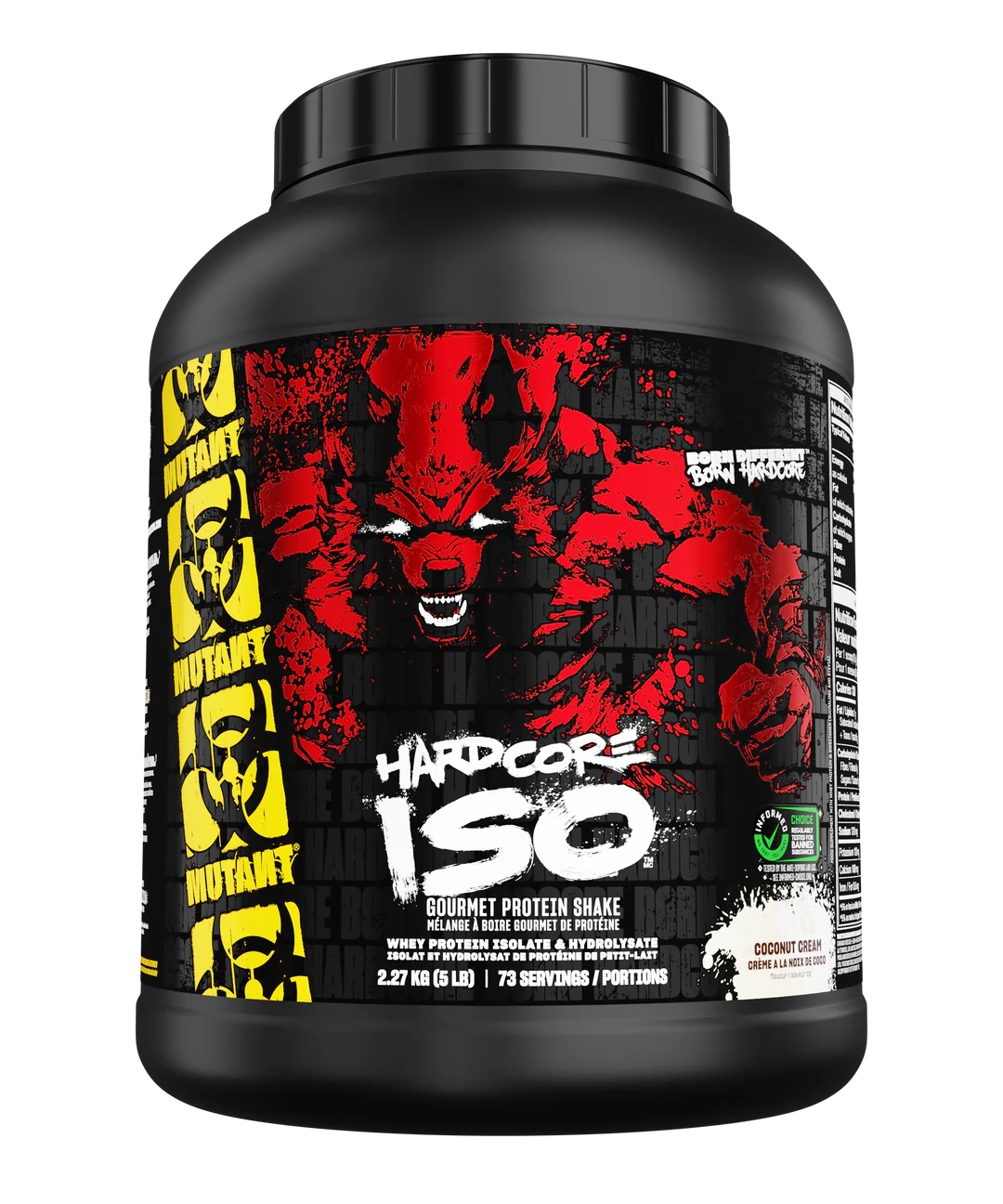 Mutant, Hardcore Iso (The Gourmet Standard) - Whey Isolate, 5 lbs