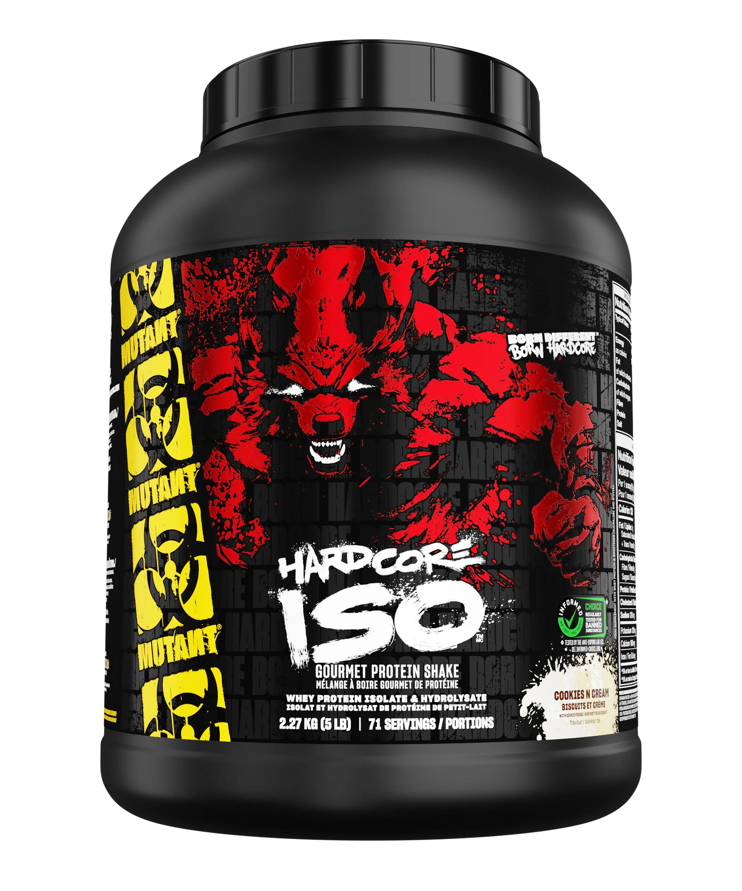 Mutant, Hardcore Iso (The Gourmet Standard) - Whey Isolate, 5 lbs