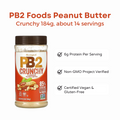 PB2 Foods, The Original PB2, Powdered Peanut Butter, 6.5 - 16 - 32 oz - Ultimate Sup Singapore