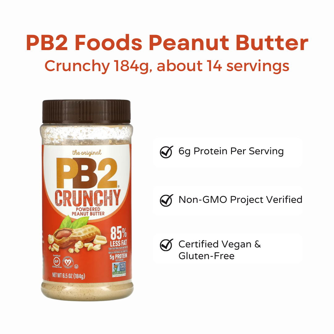 PB2 Foods, The Original PB2, Powdered Peanut Butter, 6.5 - 16 - 32 oz - Ultimate Sup Singapore