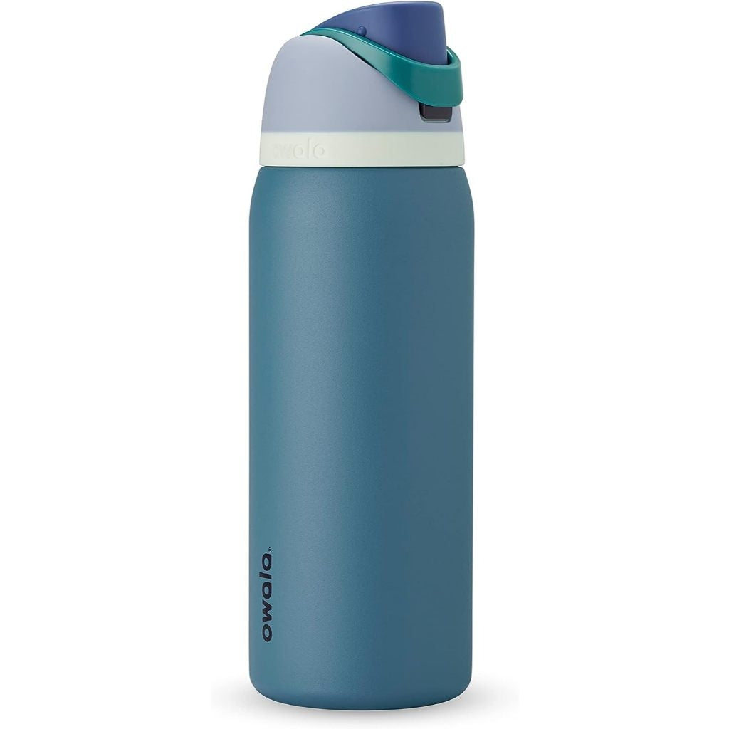 Owala, FreeSip Insulated Stainless Steel Blender Bottle w Locking Push Button Lid, 19oz - 24oz - 32oz - 40oz