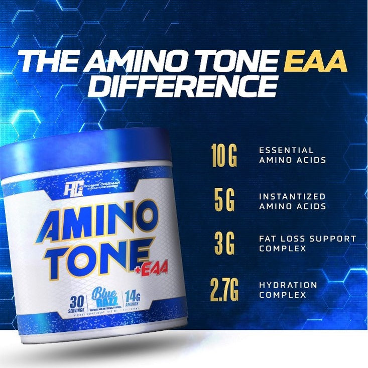 Ronnie Coleman, Amino Tone, EAA, 30 Servings - Ultimate Sup Singapore