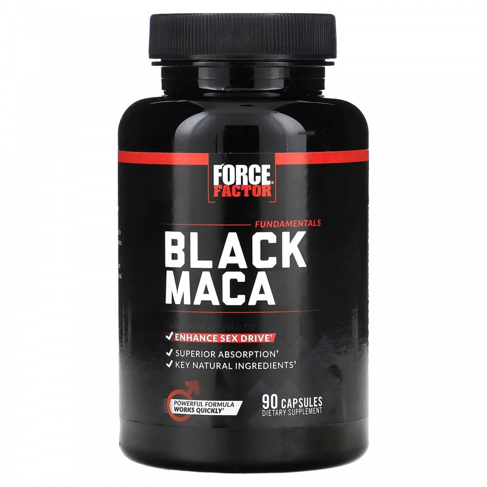 Force Factor Fundamentals Black Maca, 60 - 90 Capsules - Ultimate Sup Singapore