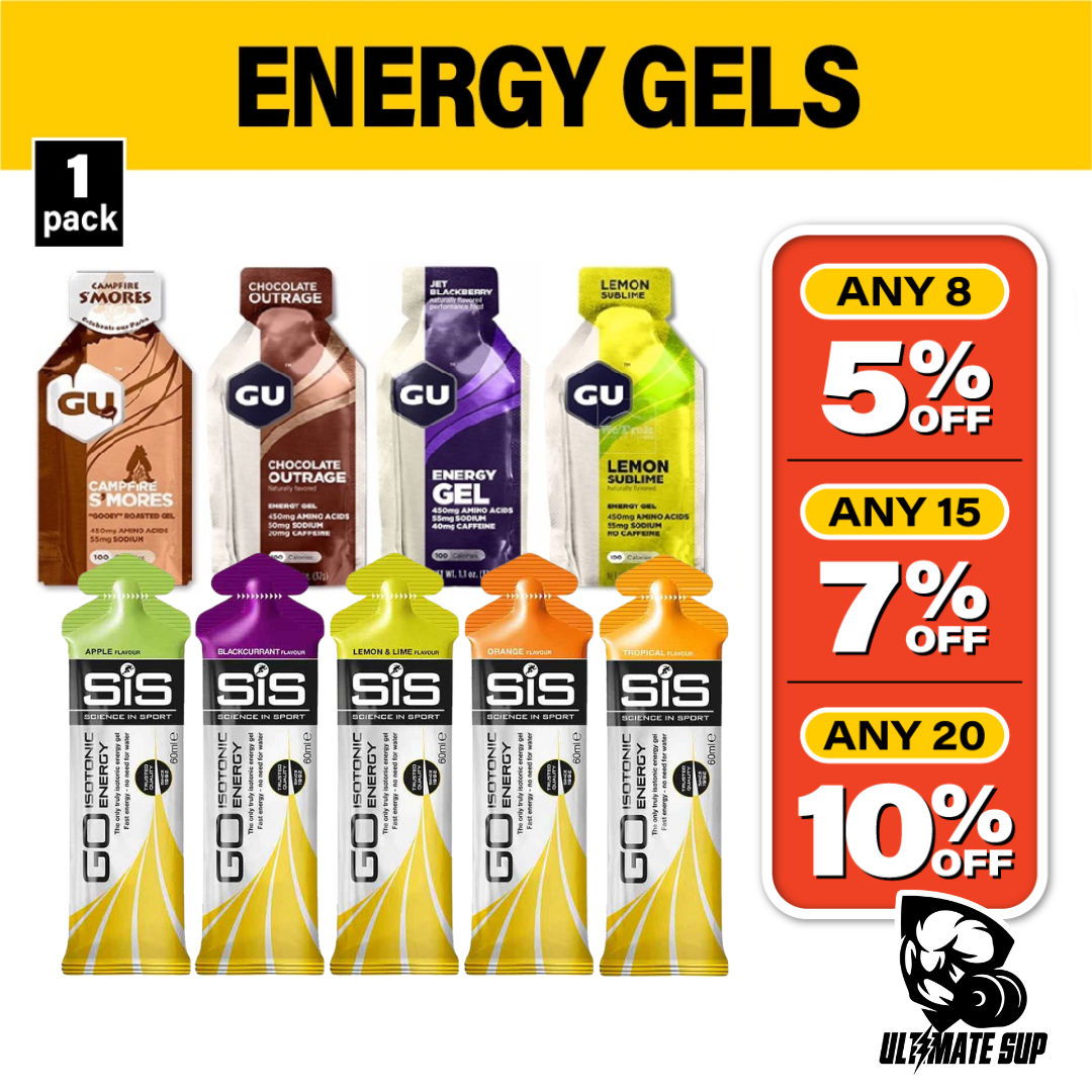 Energy Gels, GU Energy n SiS Gel 1 Pack - Ultimate Sup Singapore