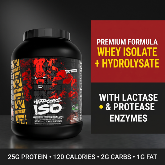 Mutant, Hardcore Iso (The Gourmet Standard) - Whey Isolate, 5 lbs